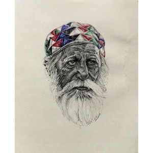 Saeed Lakho, untitled, 10 x 12 Inch, Balpen & Pointer, Figurative Painting, AC-SL-012